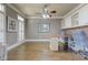 Bright office space with custom built-ins, hardwood floors, and ample natural light at 114 Rock Creek Ln, Canton, GA 30114