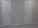 Two white closet doors offer ample storage in this carpeted bedroom at 2401 Northlake Ct, Atlanta, GA 30345