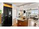 Stylish kitchen with granite countertops flowing into bright open living room and dining area at 2881 Peachtree Ne Rd # 702, Atlanta, GA 30305