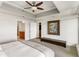 Spacious main bedroom provides open access to the main bathroom at 2881 Peachtree Ne Rd # 702, Atlanta, GA 30305