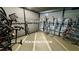 Secured bike room featuring multiple racks for bicycle storage and repair station at 3324 Peachtree Ne Rd # 1115, Atlanta, GA 30326