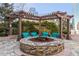 Inviting outdoor fire pit area with pergola and comfortable seating at 3324 Peachtree Ne Rd # 1115, Atlanta, GA 30326