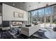 The modern lounge includes a cozy fireplace, comfortable seating, and views of the surrounding area at 3324 Peachtree Ne Rd # 1115, Atlanta, GA 30326