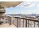 Balcony with railings and city views at 795 Hammond Dr # 1405, Atlanta, GA 30328