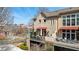 Rear exterior view showcasing balcony with awning at 1354 Fernwood Ne Cir, Brookhaven, GA 30319