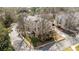 Street-side view of townhome with stone accents at 1354 Fernwood Ne Cir, Brookhaven, GA 30319