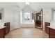 Spacious bathroom with a soaking tub, glass shower, and dual vanities with granite counters at 5932 Vinings Vintage Way, Mableton, GA 30126