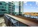 Rooftop deck with outdoor bar and seating overlooking the skyline at 943 Peachtree Ne St # 1108, Atlanta, GA 30309