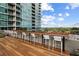 Outdoor bar top with barstools at 943 Peachtree Ne St # 1108, Atlanta, GA 30309