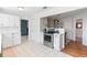 Functional kitchen with white cabinets and stainless steel appliances at 1060 Mclinden Se Ave, Smyrna, GA 30080