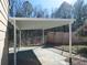 Spacious covered carport area perfect for parking or outdoor activities with a view of the fenced backyard at 2422 Clarissa Nw Dr, Atlanta, GA 30318