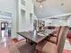 Dining room with a large wooden table and cushioned chairs at 1012 Jubilee Way, Powder Springs, GA 30127