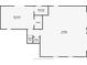 This is a floor plan of a home featuring a flex room, bathroom, and garage at 715 Wallington Way, Lawrenceville, GA 30046