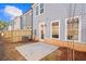 Wide angle view of backyard featuring a small patio at 1024 Rose Dr, Marietta, GA 30060