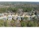 Beautiful aerial view of the neighborhood with many homes surrounded by trees and shrubbery at 2986 Nestle Creek Dr, Marietta, GA 30062