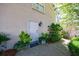 Inviting side entrance with a white door and manicured landscaping, offering a welcoming entry at 388 Beverly Ne Rd, Atlanta, GA 30309