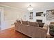 Comfortable living room with fireplace and built-in shelving at 1590 Greyson Rdg, Marietta, GA 30062