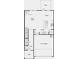 Open-concept floor plan featuring a kitchen, great room, dining area, and two-car garage at 1744 Fawlocke Run, Loganville, GA 30052