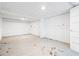 Unfinished basement with painted walls and floors, ready for customization at 3113 Bellgreen Way, Decatur, GA 30032
