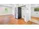 Kitchen with modern appliances and hardwood floors at 3113 Bellgreen Way, Decatur, GA 30032