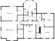 Upstairs floor plan shows bedrooms with walk-in closets, a bath, a hall and a sitting room at 3900 Millwood Lane Nw, Lilburn, GA 30047