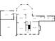 First floor plan shows a garage, a bedroom, entry, kitchen, living room, and dining room at 3900 Millwood Lane Nw, Lilburn, GA 30047