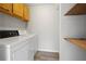 Laundry room with shelving and washer/dryer hookups at 5555 Clover Rise Ln, Norcross, GA 30093