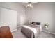 Bright bedroom with vaulted ceiling, neutral walls, and comfortable queen-size bed at 1204 Village Se Ct, Atlanta, GA 30316