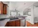 Open kitchen showcases modern cabinets and appliances, creating a seamless blend of style and functionality at 1204 Village Se Ct, Atlanta, GA 30316