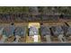 Aerial view of home and property boundaries at 325 Caledonia Ct, Peachtree City, GA 30269