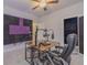 Office/recording studio with soundproofing and desk with professional microphone equipment at 325 Caledonia Ct, Peachtree City, GA 30269