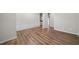 An inviting living room with hardwood floors and decorative wainscoting, adding elegance to the space at 72 Summer Nw Pl, Cartersville, GA 30121