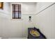 Stylish powder room featuring a custom vanity and elegant decor at 1059 Hedge Rose Ne Ct, Atlanta, GA 30324