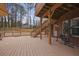 Spacious back deck features access to the upper deck and the backyard at 1554 Sage Ridge Dr, Marietta, GA 30064