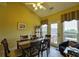 Bright dining area with large windows leading to a deck, perfect for enjoying meals with a view at 352 Lauren Ln, Woodstock, GA 30188