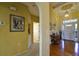 Bright and airy foyer with hardwood floors, and an elegant entryway at 352 Lauren Ln, Woodstock, GA 30188