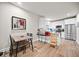 Dining area near kitchen features counter seating and modern appliances at 3865 Brookhollow Dr, Douglasville, GA 30135