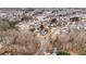 Aerial view of a neighborhood with tree-lined streets and well-maintained homes at 4037 Mcpherson Dr, Acworth, GA 30101