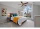 Charming bedroom is filled with natural light with a large window and a bed at 4037 Mcpherson Dr, Acworth, GA 30101