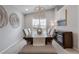 Elegant dining room features modern chandelier and sophisticated decor at 4037 Mcpherson Dr, Acworth, GA 30101