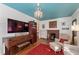 Inviting living room with a brick fireplace, a piano, and a comfortable seating area at 633 Mckoy St, Decatur, GA 30030