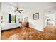 Bedroom featuring natural light, hardwood floors, and a view out the window to the backyard at 2965 Pharr Court South Nw # 712, Atlanta, GA 30305