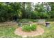 Outdoor common area featuring picnic tables, benches, and serene landscaping, ideal for gatherings at 2965 Pharr Court South Nw # 712, Atlanta, GA 30305