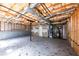 Unfinished basement with exposed ceiling and concrete floor at 2192 Stenger Rd, Douglasville, GA 30135
