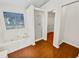 Luxurious bathroom features a soaking tub, a glass-enclosed shower, and a walk in closet at 380 Birchmere Sw, Atlanta, GA 30331