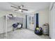 Bedroom featuring a loft bed and desk at 381 Gates Mil Dr, Lawrenceville, GA 30045