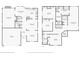 Complete floor plan showcasing both first and second floor layouts, including room dimensions at 381 Gates Mil Dr, Lawrenceville, GA 30045