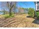 Large backyard boasts mature trees and landscaping at 3710 Glen Ian Dr, Loganville, GA 30052