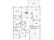 Detailed floor plan showcasing the layout of the home, including bedrooms, living spaces, and bathrooms at 1119 Simonton Glen Way, Lawrenceville, GA 30045