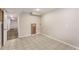 Basement area with tiled floor and in-unit washer/dryer hookups at 2831 Spruce Point Rd, South Fulton, GA 30349